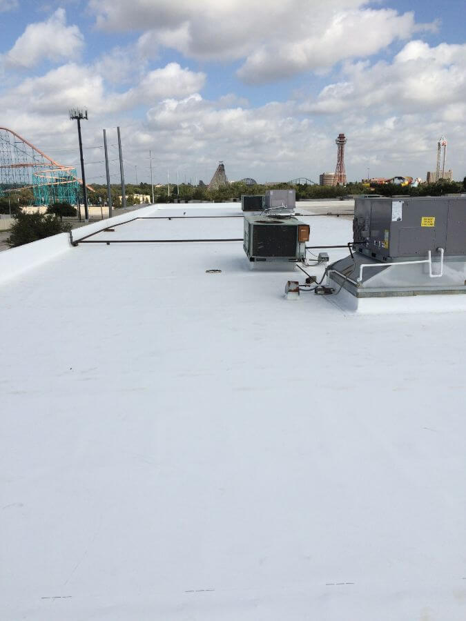 Commercial flat roof replacement Long Beach