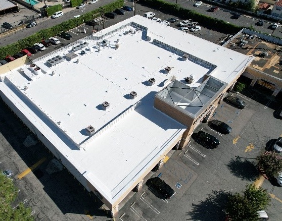 Commercial roof in Long Beach California